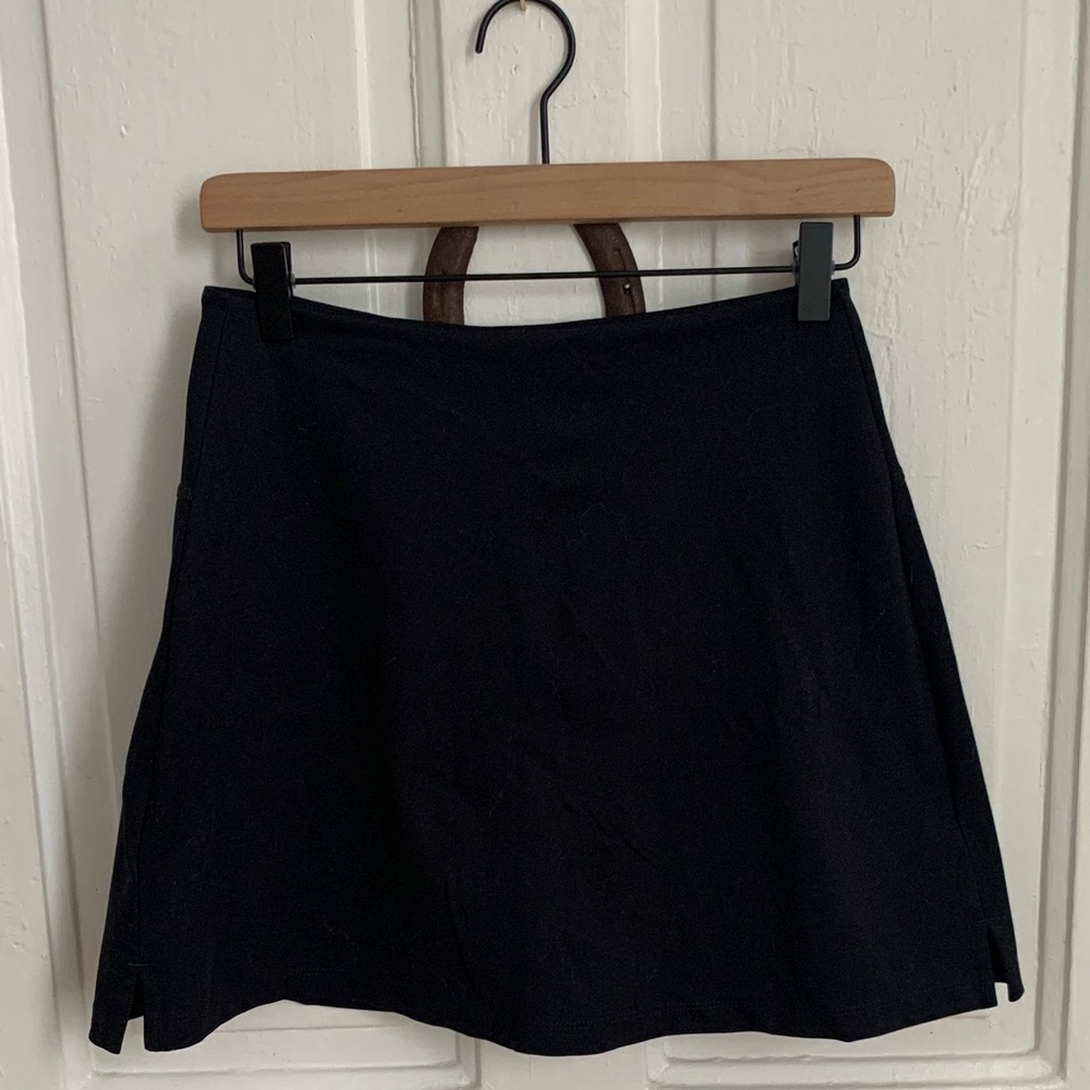 Girlfriend collective black skort